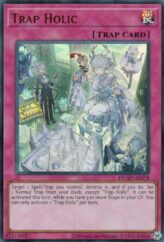 This is an image for the product Trap Holic that has a rarity of Ultra Rare in the Duelist's Advance with a card code of DUAD-AE078 that is available on the TEKKX Product website.