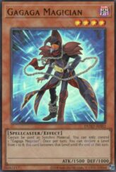 This is an image for the product Gagaga Magician that has a rarity of Ultra Rare in the Duelist Advance +1 Assist Pack with a card code of DUAD-AES02 that is available on the TEKKX Product website.