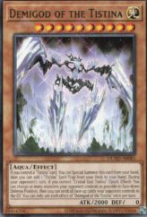 This is an image for the product Demigod of the Tistina that has a rarity of Rare in the Duelist's Advance with a card code of DUAD-AE083 that is available on the TEKKX Product website.