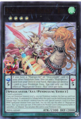 This is an image for the product Buster Blader, the Destruction Swordmaster that has a rarity of Ultra Rare in the Breakers of Shadow with a card code of BOSH-JP018 that is available on the TEKKX Product website.