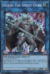 This is an image for the product Gouki The Great Ogre that has a rarity of Super Rare in the Creation Pack 09 with a card code of CR09-AE057 that is available on the TEKKX Product website.