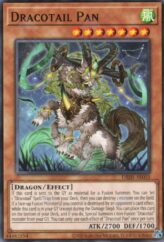 This is an image for the product Dracotail Pan that has a rarity of Common in the Deck-Build Pack: Justice Hunters with a card code of DBJH-AE003 that is available on the TEKKX Product website.