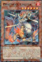 This is an image for the product Dracotail Urgula that has a rarity of Normal Parallel Rare in the Deck-Build Pack: Justice Hunters with a card code of DBJH-AE004 that is available on the TEKKX Product website.