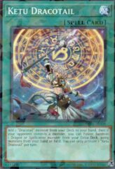 This is an image for the product Ketu Dracotail that has a rarity of Normal Parallel Rare in the Deck-Build Pack: Justice Hunters with a card code of DBJH-AE008 that is available on the TEKKX Product website.