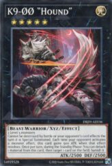 This is an image for the product K9-ØØ "Hound" that has a rarity of Common in the Deck-Build Pack: Justice Hunters with a card code of DBJH-AE036 that is available on the TEKKX Product website.