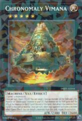 This is an image for the product Chronomaly Vimana that has a rarity of Normal Parallel Rare in the Deck-Build Pack: Justice Hunters with a card code of DBJH-AE044 that is available on the TEKKX Product website.