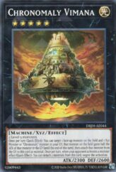 This is an image for the product Chronomaly Vimana that has a rarity of Common in the Deck-Build Pack: Justice Hunters with a card code of DBJH-AE044 that is available on the TEKKX Product website.
