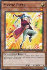 This is an image for the product Mystic Piper that has a rarity of Common in the Deck-Build Pack: Justice Hunters with a card code of DBJH-AE046 that is available on the TEKKX Product website.