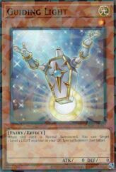 This is an image for the product Guiding Light that has a rarity of Normal Parallel Rare in the Deck-Build Pack: Justice Hunters with a card code of DBJH-AE047 that is available on the TEKKX Product website.