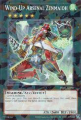 This is an image for the product Wind-Up Arsenal Zenmaioh that has a rarity of Normal Parallel Rare in the Deck-Build Pack: Justice Hunters with a card code of DBJH-AE050 that is available on the TEKKX Product website.