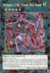 This is an image for the product Number C106: Giant Red Hand that has a rarity of Normal Parallel Rare in the Deck-Build Pack: Justice Hunters with a card code of DBJH-AE052 that is available on the TEKKX Product website.