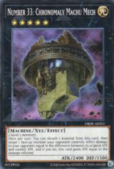 This is an image for the product Number 33: Chronomaly Machu Mech that has a rarity of Common in the Deck-Build Pack: Justice Hunters with a card code of DBJH-AE053 that is available on the TEKKX Product website.