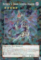 This is an image for the product Number 5: Doom Chimera Dragon that has a rarity of Normal Parallel Rare in the Deck-Build Pack: Justice Hunters with a card code of DBJH-AE056 that is available on the TEKKX Product website.