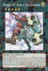 This is an image for the product Number 67: Pair-a-Dice Smasher that has a rarity of Normal Parallel Rare in the Deck-Build Pack: Justice Hunters with a card code of DBJH-AE057 that is available on the TEKKX Product website.