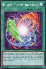 This is an image for the product Heavy Polymerization that has a rarity of Common in the Deck-Build Pack: Justice Hunters with a card code of DBJH-AE060 that is available on the TEKKX Product website.
