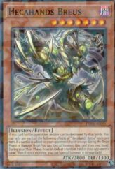 This is an image for the product Hecahands Breus that has a rarity of Normal Parallel Rare in the Deck-Build Pack: Phantom Revengers with a card code of DBPR-AE005 that is available on the TEKKX Product website.