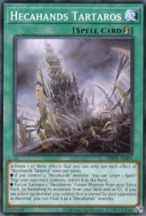 This is an image for the product Hecahands Tartaros that has a rarity of Common in the Deck-Build Pack: Phantom Revengers with a card code of DBPR-AE009 that is available on the TEKKX Product website.