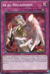 This is an image for the product Ib'al-Hecahands that has a rarity of Common in the Deck-Build Pack: Phantom Revengers with a card code of DBPR-AE010 that is available on the TEKKX Product website.