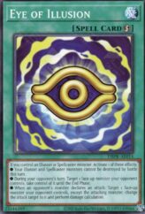 This is an image for the product Eye of Illusion that has a rarity of Common in the Deck-Build Pack: Phantom Revengers with a card code of DBPR-AE014 that is available on the TEKKX Product website.