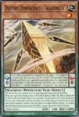 This is an image for the product Deftero Enneacraft - "alazoneIA" that has a rarity of Common in the Deck-Build Pack: Phantom Revengers with a card code of DBPR-AE017 that is available on the TEKKX Product website.