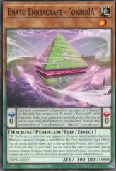 This is an image for the product Enato Enneacraft - "oknirIA" that has a rarity of Common in the Deck-Build Pack: Phantom Revengers with a card code of DBPR-AE019 that is available on the TEKKX Product website.
