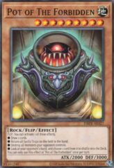 This is an image for the product Pot of The Forbidden that has a rarity of Common in the Deck-Build Pack: Phantom Revengers with a card code of DBPR-AE027 that is available on the TEKKX Product website.