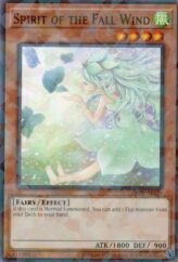 This is an image for the product Spirit of the Fall Wind that has a rarity of Normal Parallel Rare in the Deck-Build Pack: Phantom Revengers with a card code of DBPR-AE028 that is available on the TEKKX Product website.