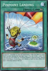This is an image for the product Pinpoint Landing that has a rarity of Common in the Deck-Build Pack: Phantom Revengers with a card code of DBPR-AE029 that is available on the TEKKX Product website.