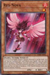 This is an image for the product Red Nova that has a rarity of Common in the Deck-Build Pack: Phantom Revengers with a card code of DBPR-AE050 that is available on the TEKKX Product website.