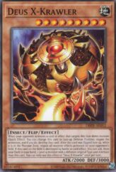 This is an image for the product Deus X-Krawler that has a rarity of Common in the Deck-Build Pack: Phantom Revengers with a card code of DBPR-AE052 that is available on the TEKKX Product website.
