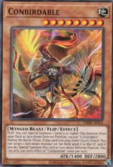 This is an image for the product Conbirdable that has a rarity of Common in the Deck-Build Pack: Phantom Revengers with a card code of DBPR-AE054 that is available on the TEKKX Product website.