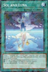 This is an image for the product Sol and Luna that has a rarity of Normal Parallel Rare in the Deck-Build Pack: Phantom Revengers with a card code of DBPR-AE058 that is available on the TEKKX Product website.