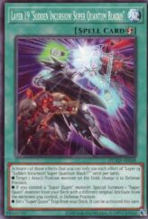 This is an image for the product Layer 19 "Sudden Incursion! Super Quantum Black!!" that has a rarity of Common in the Duelist's Advance with a card code of DUAD-AE068 that is available on the TEKKX Product website.