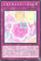 This is an image for the product Exciting Melffy Time that has a rarity of Common in the Chaos Origins with a card code of CORI-JP075 that is available on the TEKKX Product website.