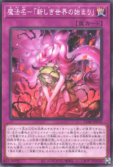 This is an image for the product Magical Name - "Rosa Mundi" that has a rarity of Common in the Chaos Origins with a card code of CORI-JP070 that is available on the TEKKX Product website.