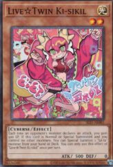 This is an image for the product Live☆Twin Ki-sikil that has a rarity of Common in the Selection 5: Quarter Century Edition with a card code of SLF1-AE081 that is available on the TEKKX Product website.