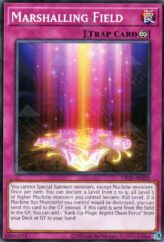 This is an image for the product Marshalling Field that has a rarity of Common in the Creation Pack 05 with a card code of CR05-AE028 that is available on the TEKKX Product website.