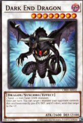 This is an image for the product Dark End Dragon that has a rarity of Common in the Creation Pack 05 with a card code of CR05-AE032 that is available on the TEKKX Product website.