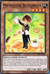 This is an image for the product Madolche Butlerusk that has a rarity of Common in the Creation Pack 05 with a card code of CR05-AE041 that is available on the TEKKX Product website.
