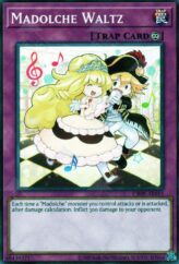 This is an image for the product Madolche Waltz that has a rarity of Common in the Creation Pack 05 with a card code of CR05-AE055 that is available on the TEKKX Product website.