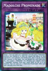This is an image for the product Madolche Promenade that has a rarity of Common in the Creation Pack 05 with a card code of CR05-AE059 that is available on the TEKKX Product website.