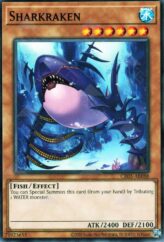 This is an image for the product Sharkraken that has a rarity of Common in the Creation Pack 05 with a card code of CR05-AE088 that is available on the TEKKX Product website.