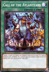 This is an image for the product Call of the Atlanteans that has a rarity of Common in the Creation Pack 05 with a card code of CR05-AE106 that is available on the TEKKX Product website.