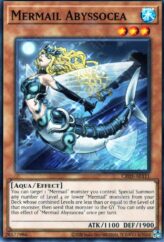 This is an image for the product Mermail Abyssocea that has a rarity of Common in the Creation Pack 05 with a card code of CR05-AE111 that is available on the TEKKX Product website.