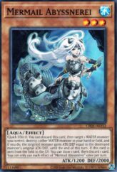 This is an image for the product Mermail Abyssnerei that has a rarity of Common in the Creation Pack 05 with a card code of CR05-AE112 that is available on the TEKKX Product website.