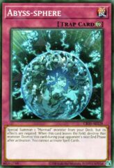 This is an image for the product Abyss-sphere that has a rarity of Common in the Creation Pack 05 with a card code of CR05-AE129 that is available on the TEKKX Product website.