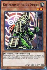 This is an image for the product Kagemusha of the Six Samurai that has a rarity of Common in the Creation Pack 05 with a card code of CR05-AE132 that is available on the TEKKX Product website.