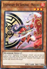 This is an image for the product Legendary Six Samurai - Mizuho that has a rarity of Common in the Creation Pack 05 with a card code of CR05-AE136 that is available on the TEKKX Product website.