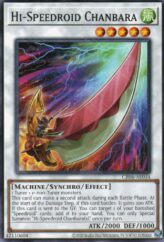 This is an image for the product Hi-Speedroid Chanbara that has a rarity of Common in the Creation Pack 06 with a card code of CR06-AE034 that is available on the TEKKX Product website.