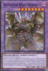 This is an image for the product Gladiator Beast Nerokius that has a rarity of Common in the Creation Pack 06 with a card code of CR06-AE060 that is available on the TEKKX Product website.